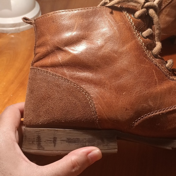 Bullboxer Men's Brown Leather Boots Size 12 - Picture 6 of 16